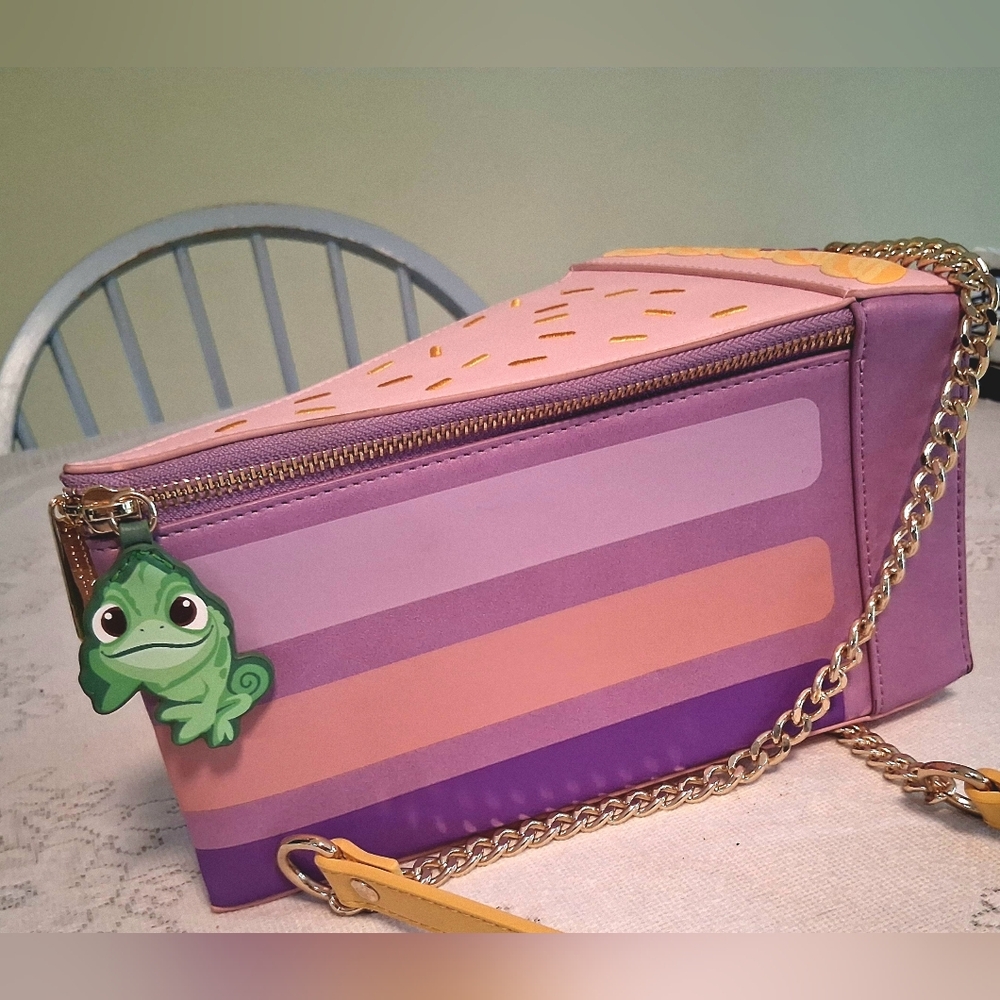 Loungefly Disney Purple and Yellow Crossbody Bag